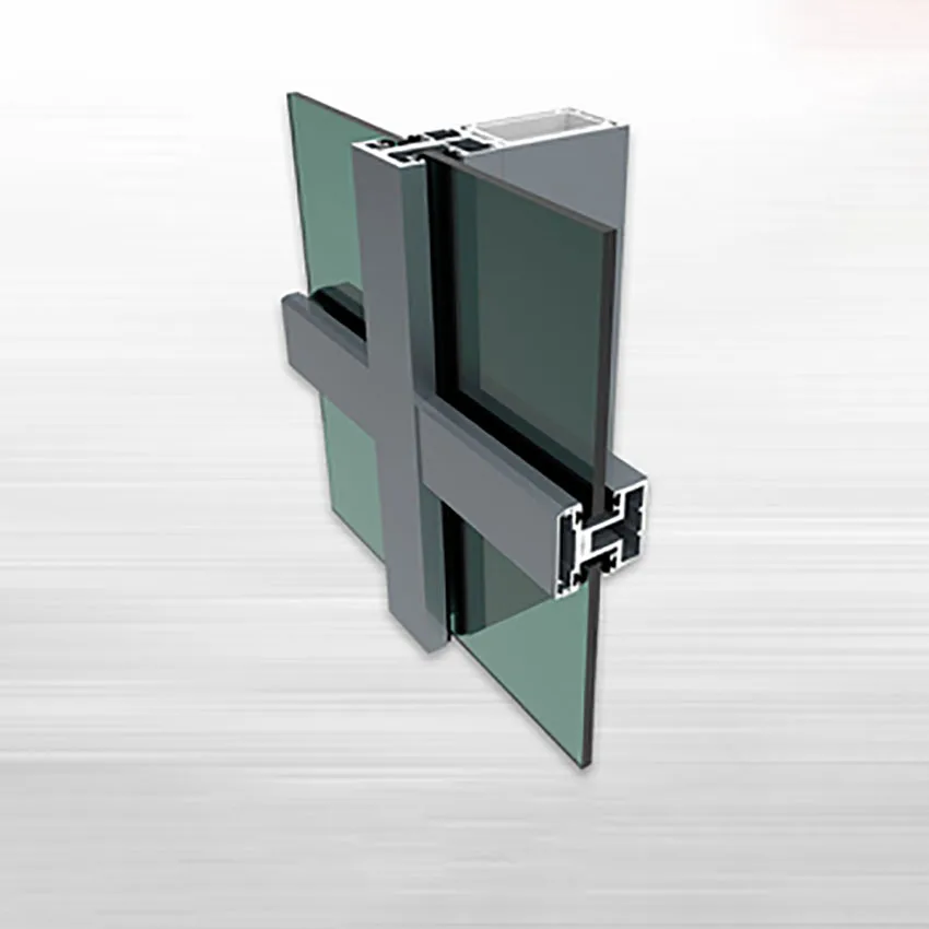 china aluminium profile unit-typed curtain wall and curtain wall system aluminium