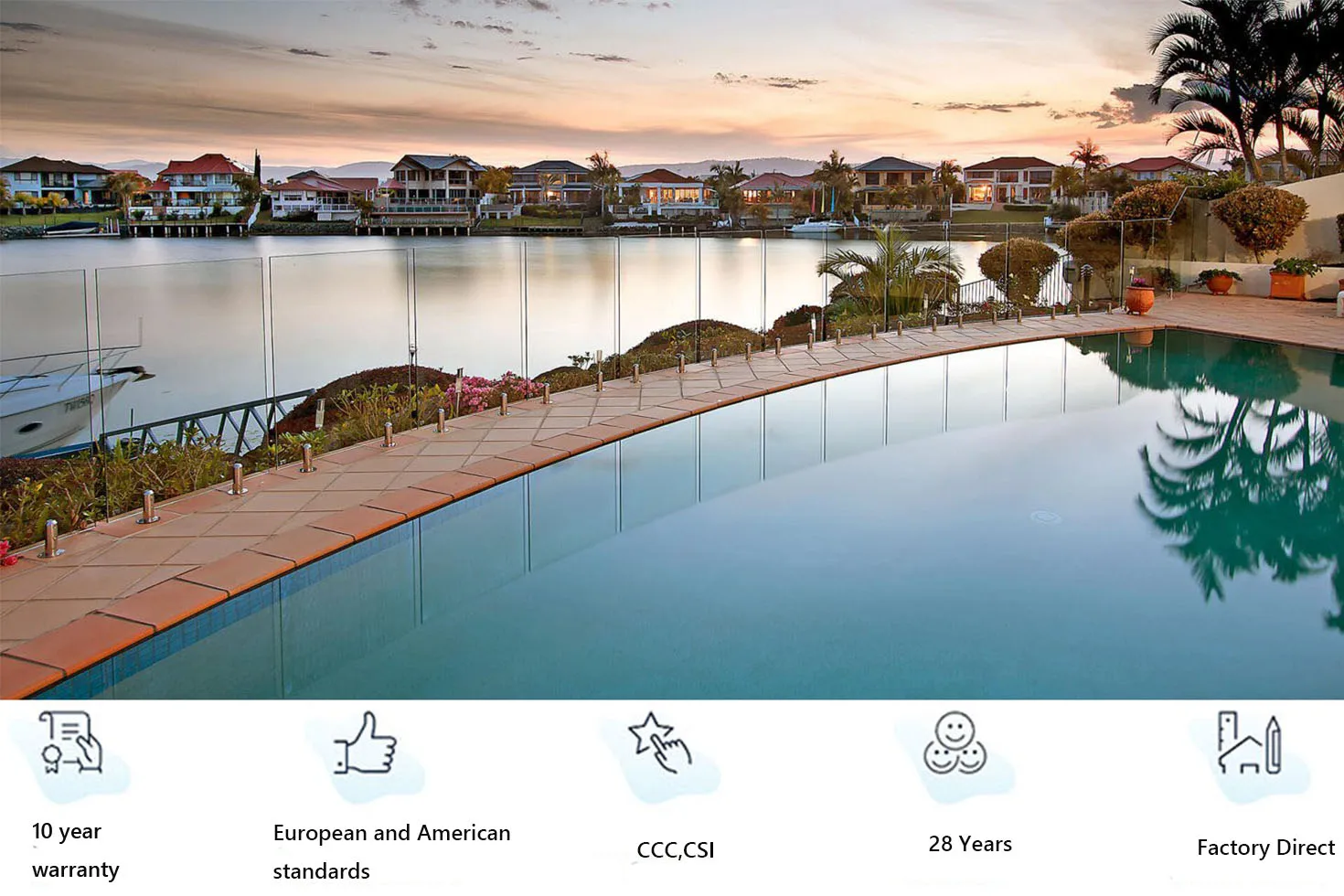 Factory Direct Window Railing Swimming Fence Basketball Board Glass Balustrade Industrial Shower Door Glass