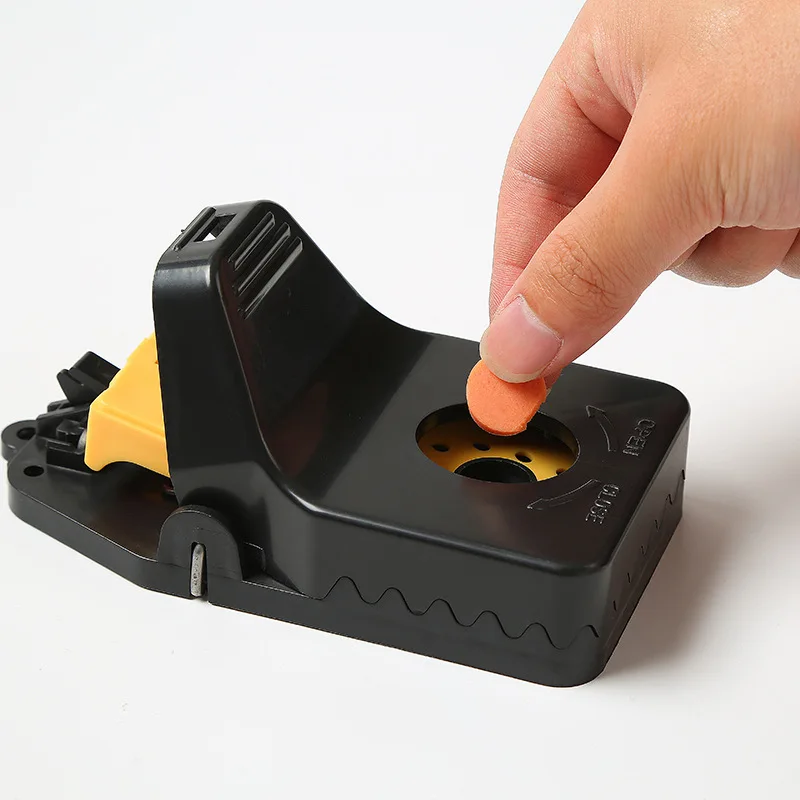 New design 4pcs safety strong spring mouse traps sensitive large size plastic mousetrap