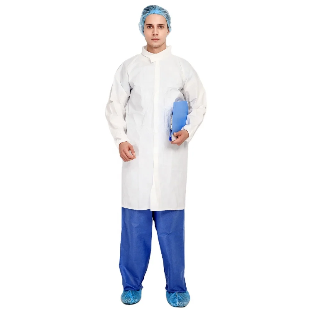 Disposable Lab Coat Performance CE And ISO