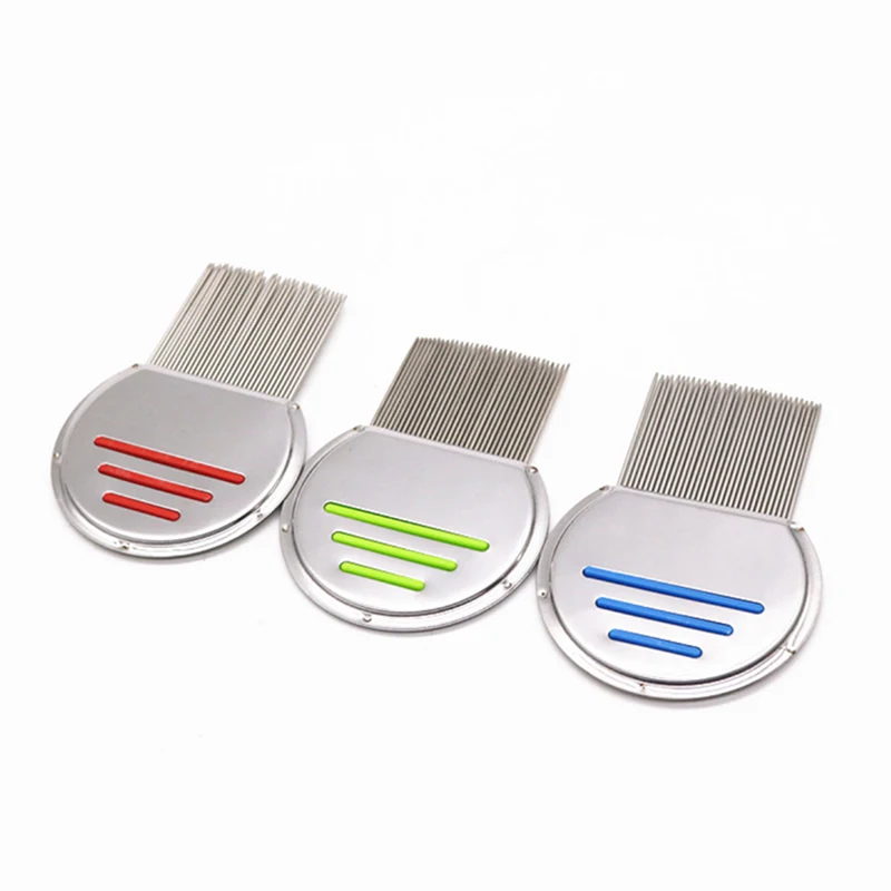 high quality hair removal painless massage stainless steel pet hair lice comb
