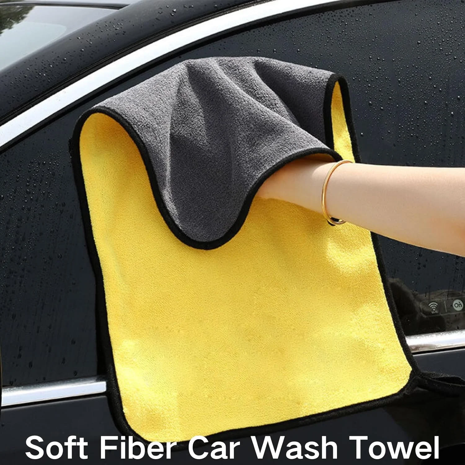 Hot Selling Custom Car Cleaning Tools Microfiber Car Cleaning Cloth Towel