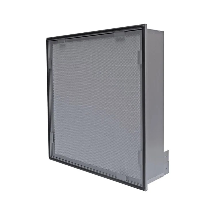Aluminum Frame H14 HEPA Air Filter HVAC System Replaceable HEPA Filter WIth Hood
