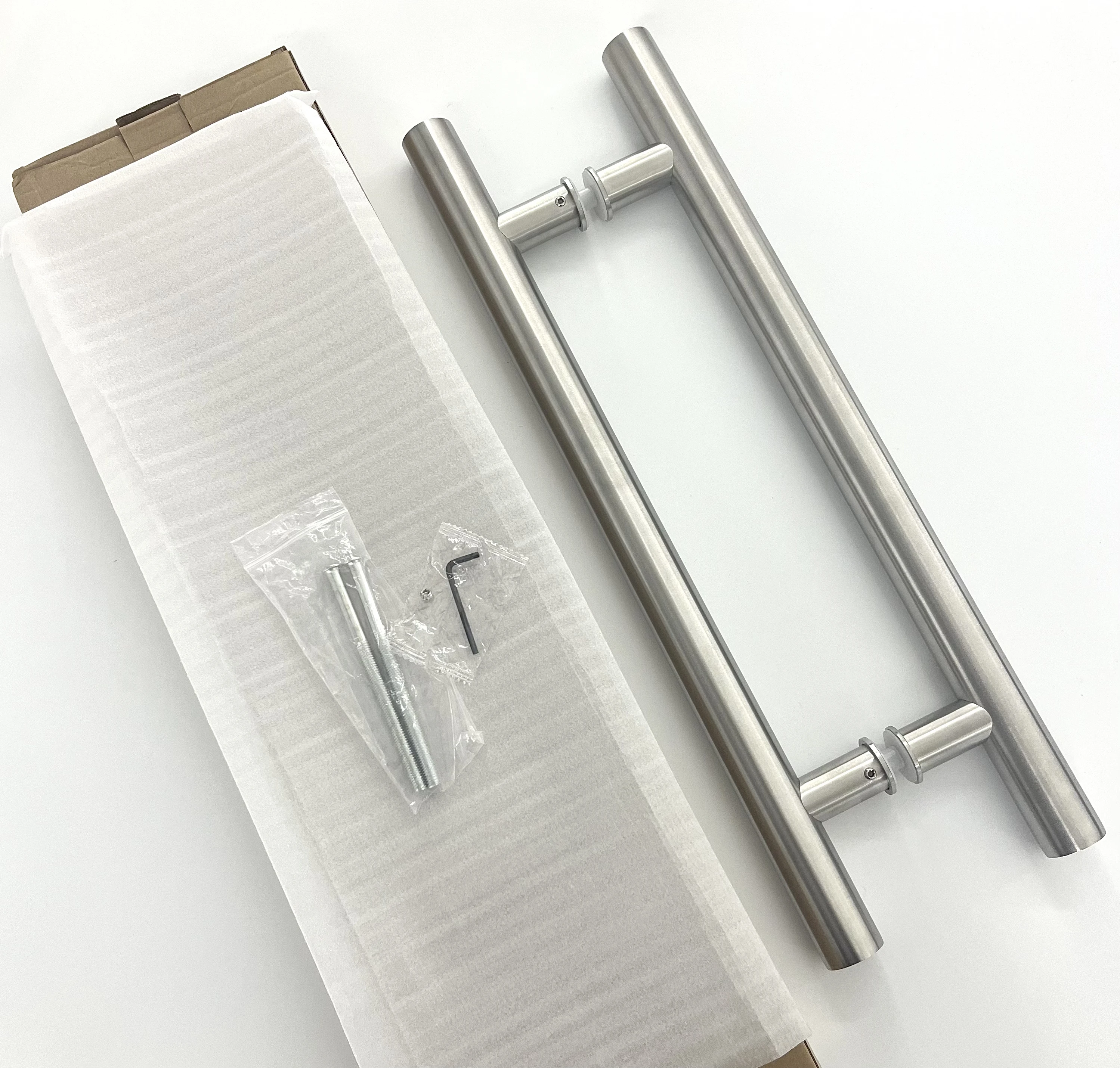 Stainless steel tube big pull handle thickened lengthened good quality factory wholesale  delivery fast for wooden glass door
