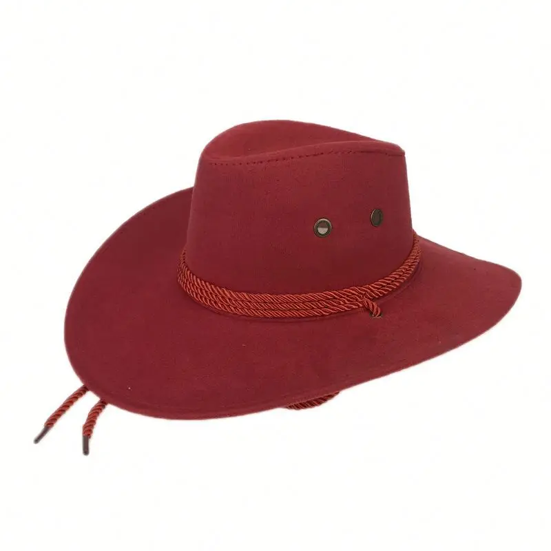 
Plain Promotional Cowboy Hat Wool Felt Unisex 