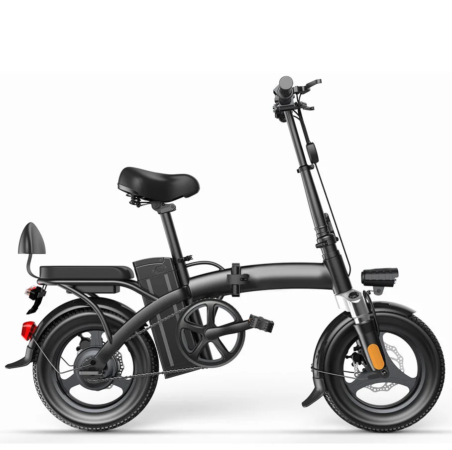 Fast Delivery 1401 Steel Folding Electric Bike 25km/h Speed City Bike 10AH 350W Motor Electric Bike Motorcycle E-bicycle E-bike