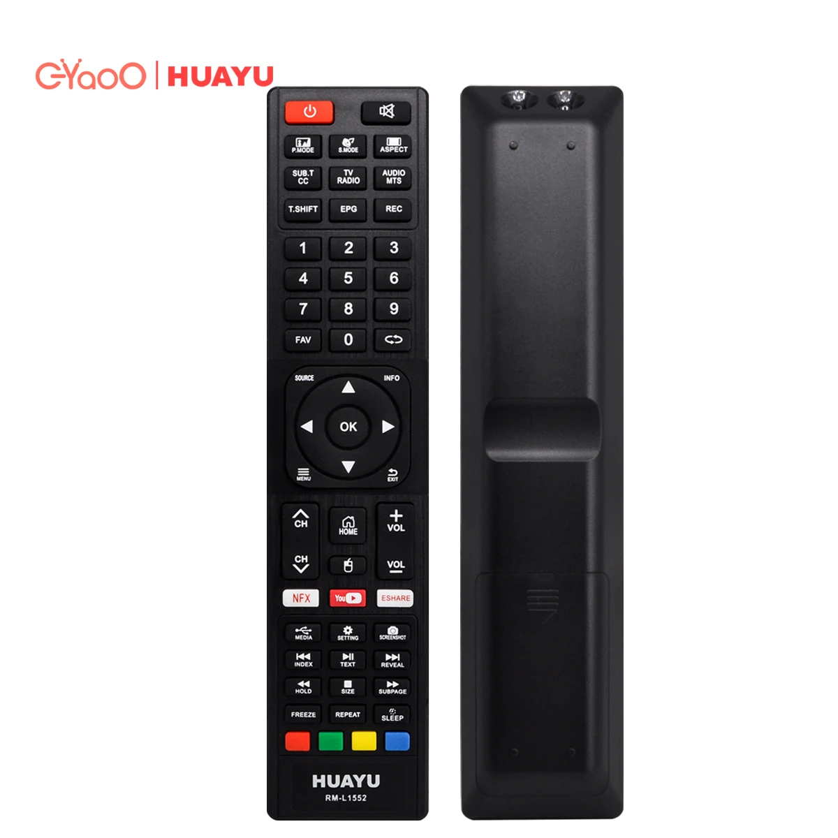 HUAYU RM-L1552 LT-32E33B LT32E33B RM-C3349 RM-C3354 RM-C3348 RM-C3227 Universal TV Remote Control For Jvc