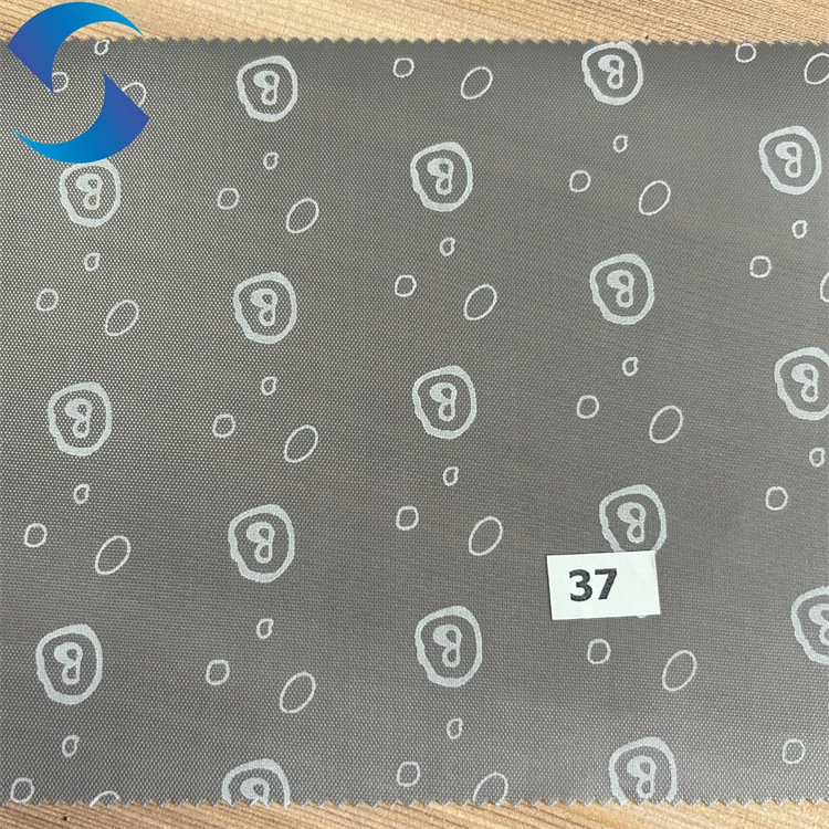 Custom 210D polyester fabric printing elastane PA coated waterproof print Oxford fabric custom for raincoat outdoor fabric