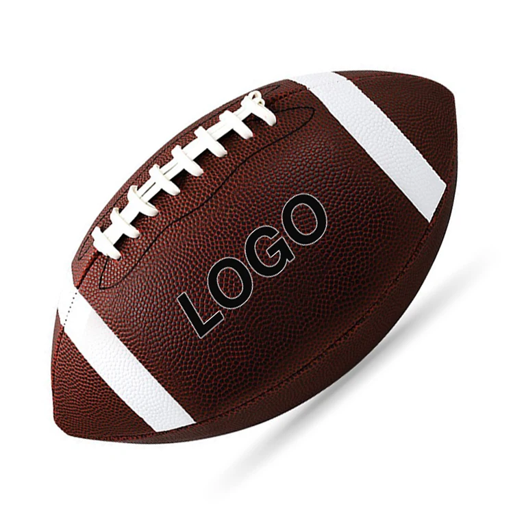 Brand Customized  Size6 7 8 9 American Football Ball Sports Leather Composite Official Size Football American Football