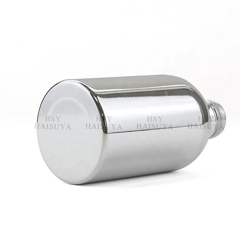 Factory Custom 250ml 300ml 500ml 16oz Lotion Aluminium Reusable Bottle For Shampoo Body Wash With Stainless Steel Pump Head