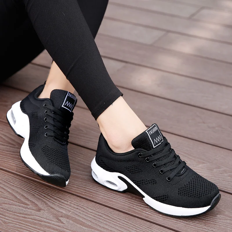 Wholesale Fashion Small Mesh Outdoor Casual Women Basketball Running Shoes Sneakers for Ladies