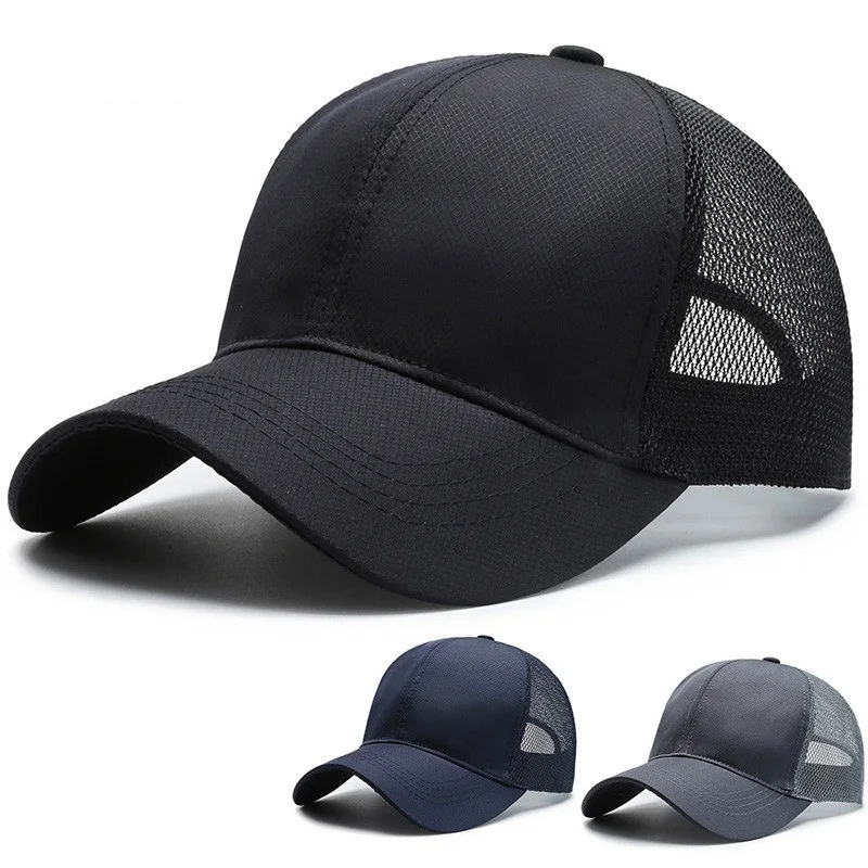 2022 Hot sals High Quality Fashion Custom Logo  Back Mesh Casual Breathable Baseball Cap