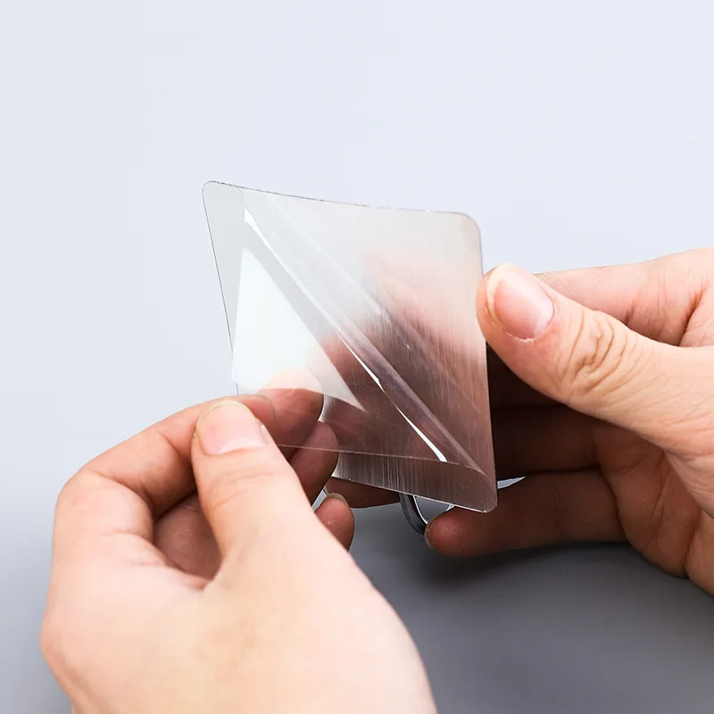 Amazon Hot Sale Brushed Wall Sticker Hook Removable Gold-Plated Strong Self Adhesive Plastic Hanging Clothes Keychain Towel Hook