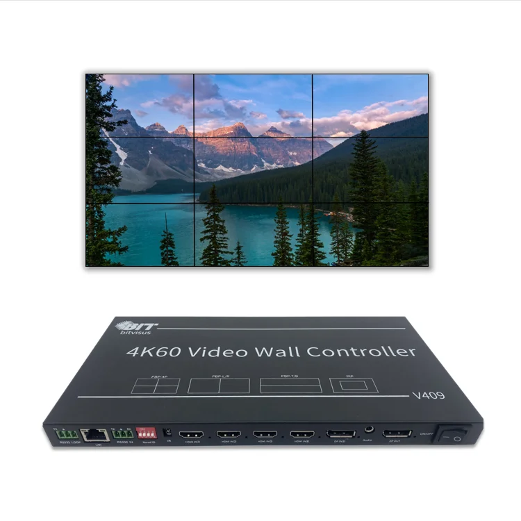 Светодиодный ЖК-телевизор 4 входа выхода 2x2 4x4 hdmi модульный мультимонитор