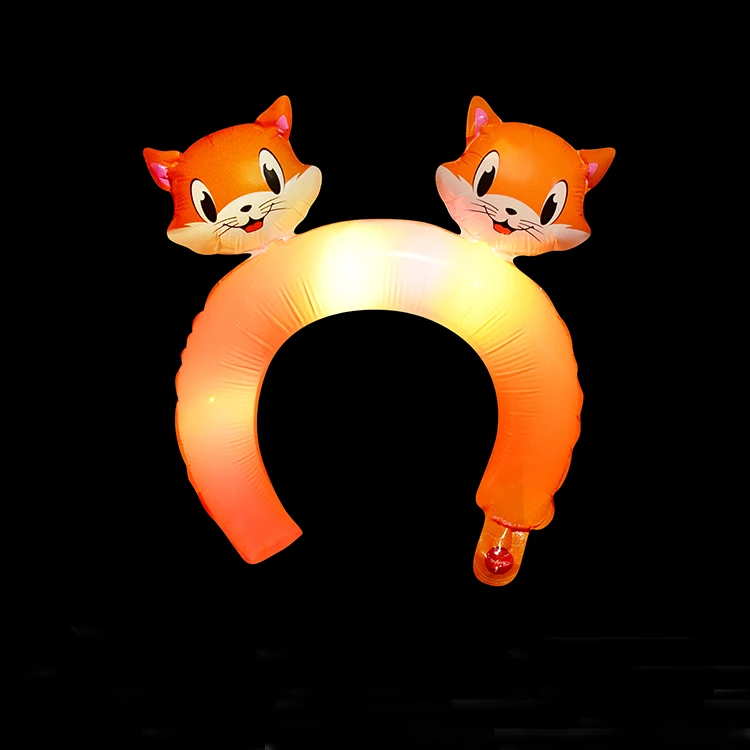 High quality factory price china suppliers event kids toys bear headband light up helium balloon for party