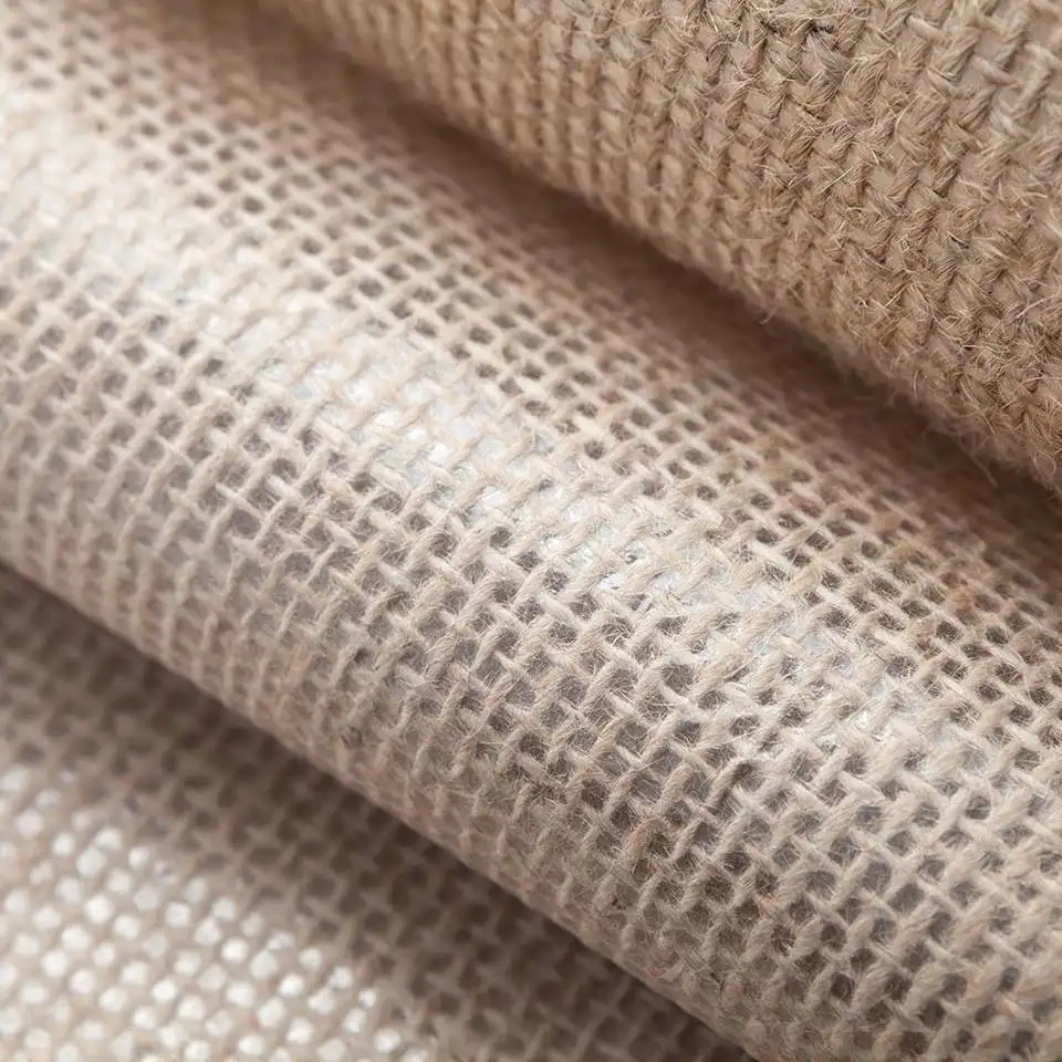 Hessian Wholesale Gunny Fabric Hemp Roll Cloth Jute Fabrics Burlap Fabric For Gunny Bag