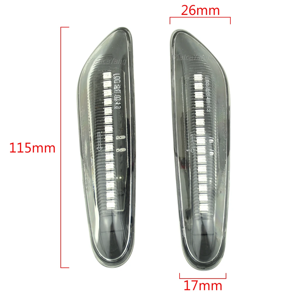 Dynamic LED Turn signal light Side Marker For BMW E60 E61 E90 E91 E87 E83 E84 E88 E92 E93 E82 E46 1 3 5 series x1 x3 2004-2010