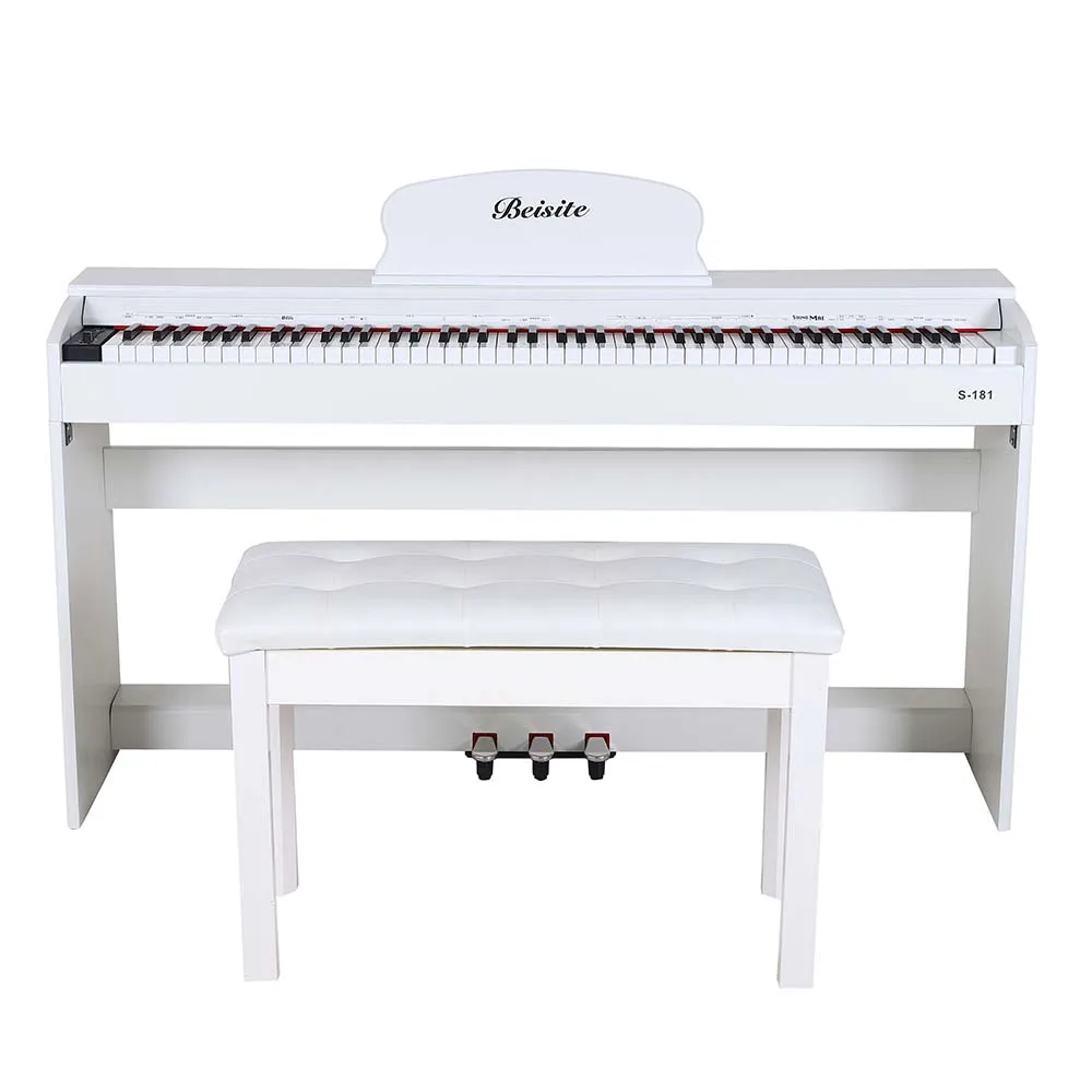 S181 midi usb пианино 3 педали 88 клавиш клавиатура Инструменты для детей