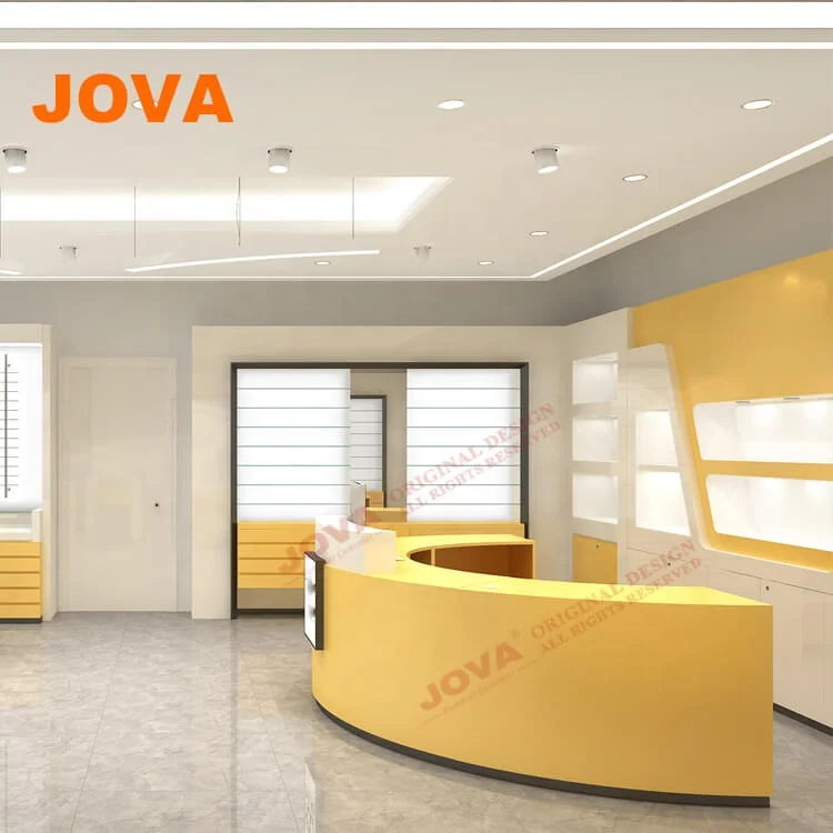 Модные деревянные оптические очки для магазина демонстрационный зал мебель шкаф очков