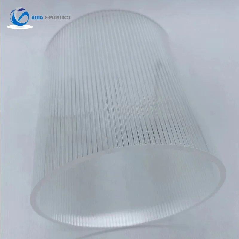 Ning E-Plastics Factory Price Clear Pc Pipe Transparent Polycarbonate Tube Plastic Round Pc Tube