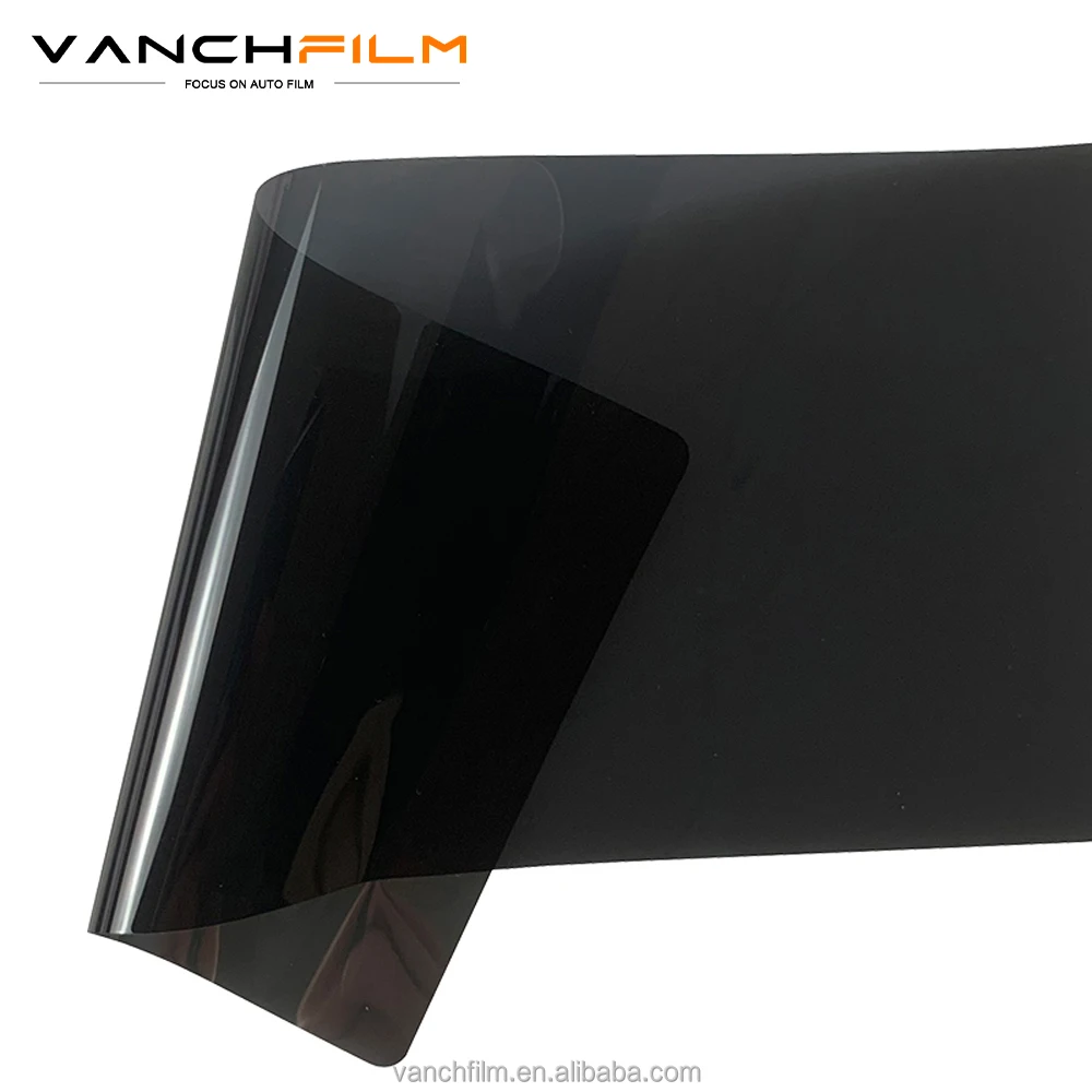 VANCHFILM Automotive Sun Control Film Reflects and Absorbs Solar Heat 2 ply Reflective Silver Film Solar Insulation Window Film