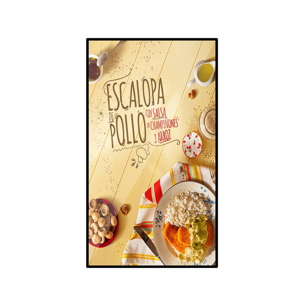 Indoor 43 32 inch LED Display 1080P Android 9 WiFi Narrow Bezel Wall Mounted Digital Signage LED Display Screen with CMS