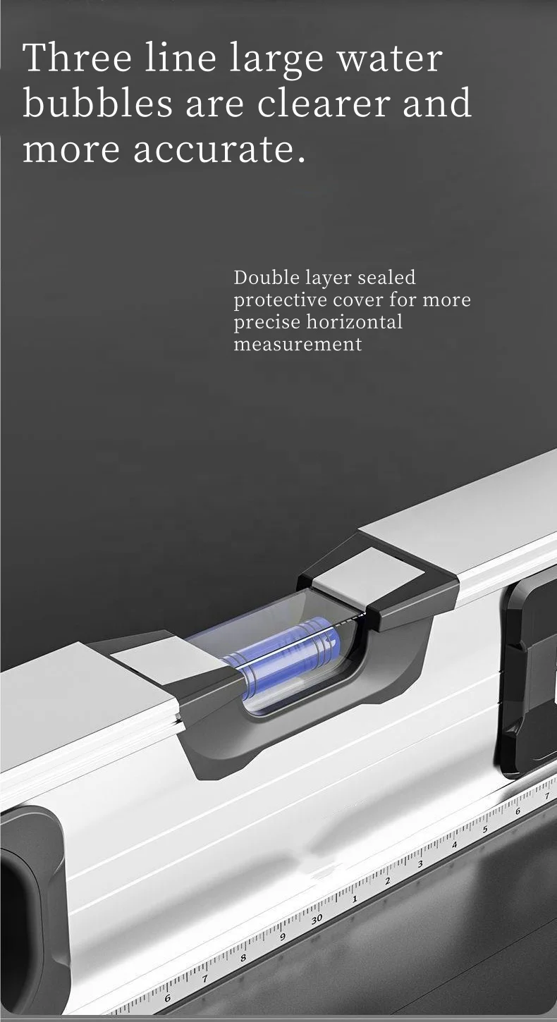 High precision electronic digital level ruler