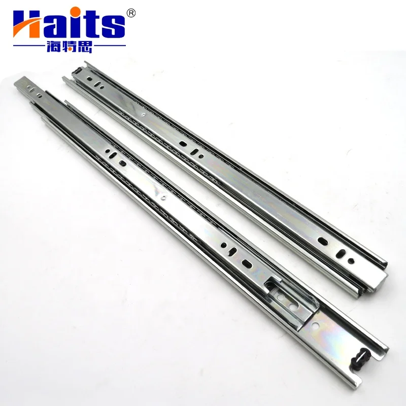 3-fold Ball Bearing Slide Drawer Slide Rail Full Extension 35mm Telescopic Slide Kitchen Cabinet Hardware