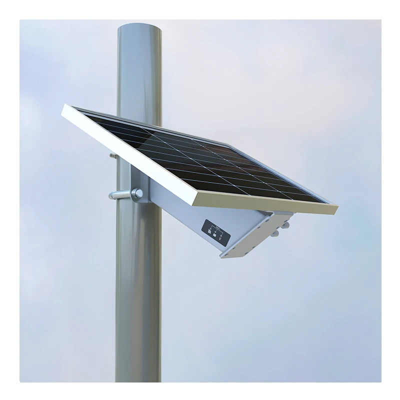 Solar Panel Cctv Intelligent 80w New Energy Outdoor Products Pole Mount Solar Energy Kit  Camera POE Router Cctv Solar Battery