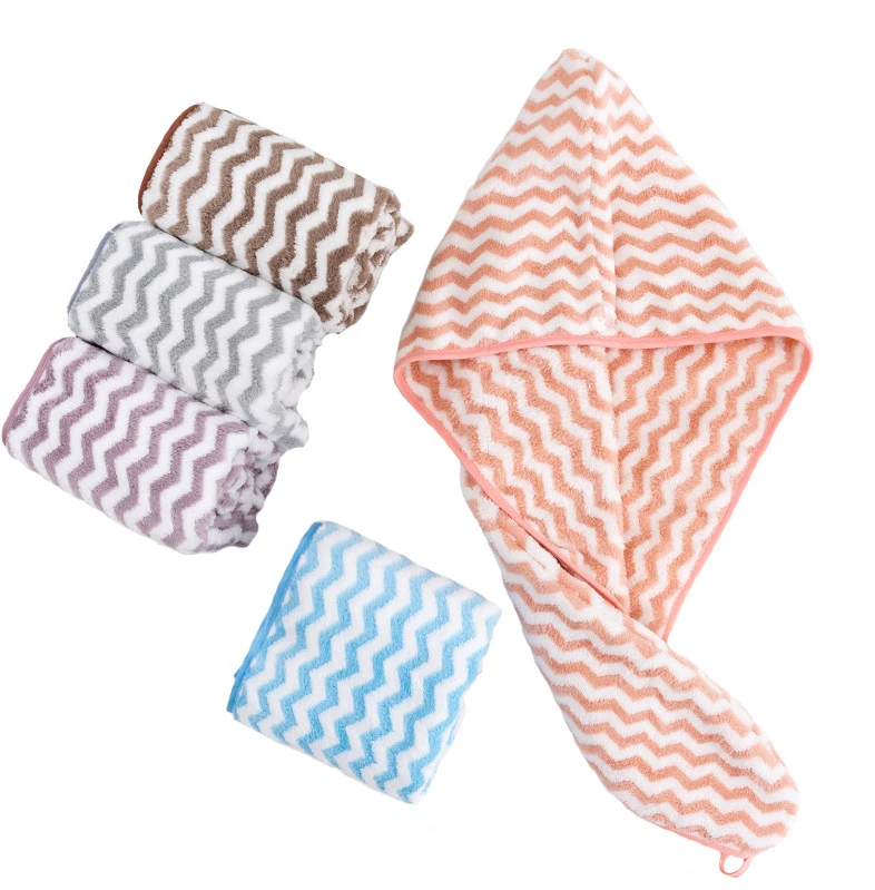 Custom Quick-dry Microfiber Hair Towel 80%polyester+20%polyamide Hair Turban