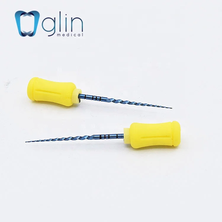 Glin Endodontic File Heat Activation Super Blue Hand Files  for Root Canal Treatment