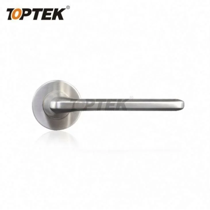 European simple style stainless steel door handle silver high standard handle for interior door
