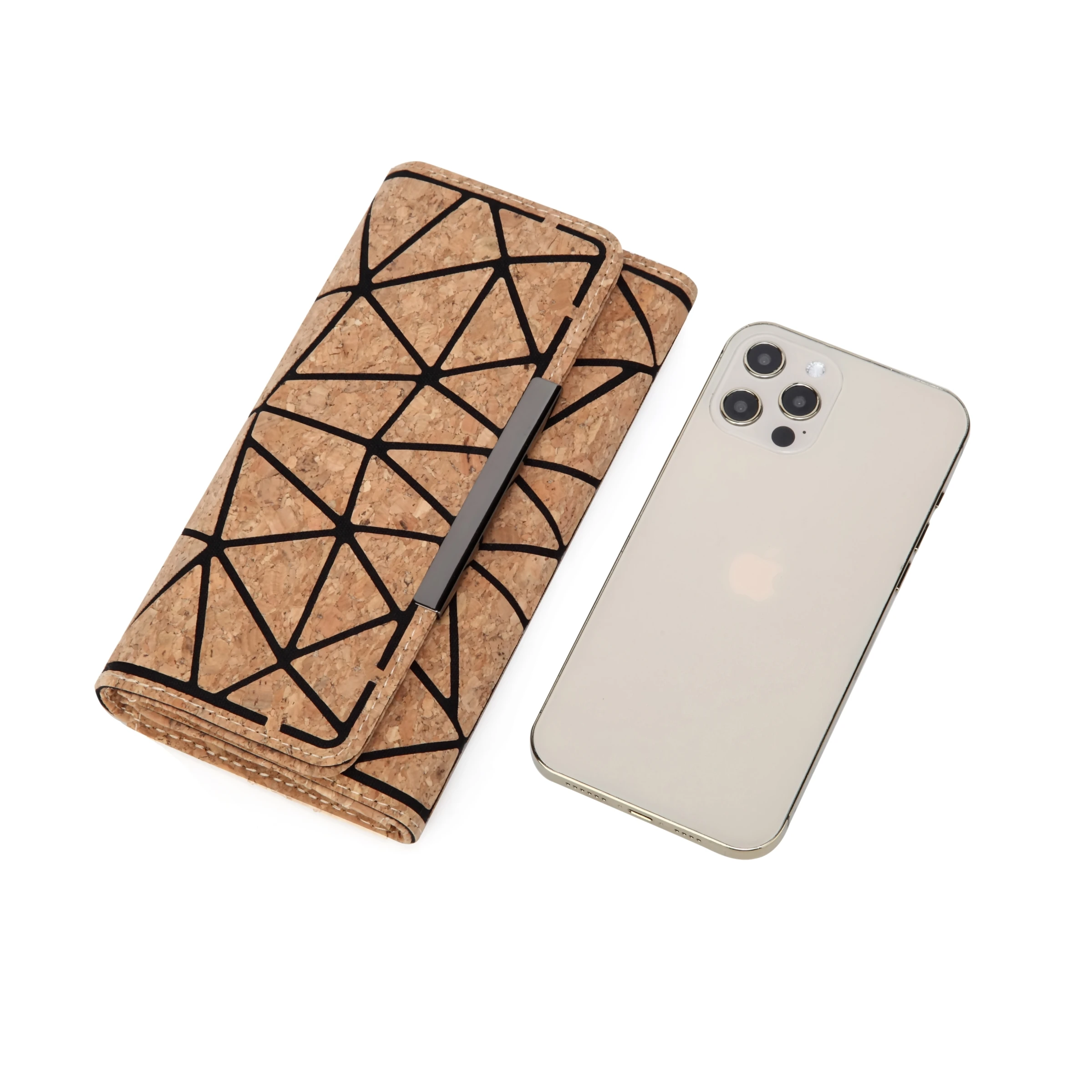 2024 New Wholesale Men and Women Cork Latest Fashion Vegetarian Postcard Unisex Purse  Teen wallets Minimalism PU Phone Bags