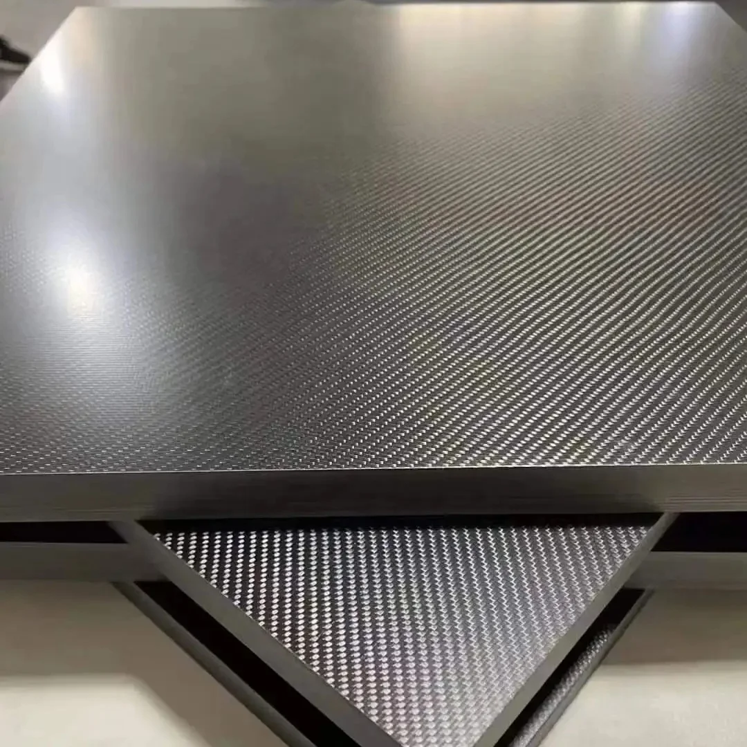 Factory wholesale 3k twill carbon fiber sheets for automotive trim and model aircraft support customization carbon board