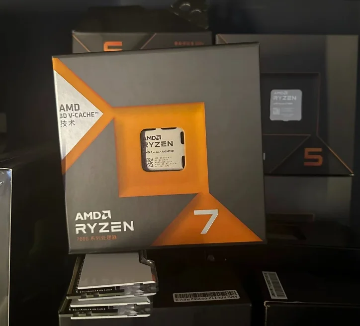 Настольный процессор 4 2 ГГц 8 ядер разъем AM5 AMD R7 7800X3D игровой