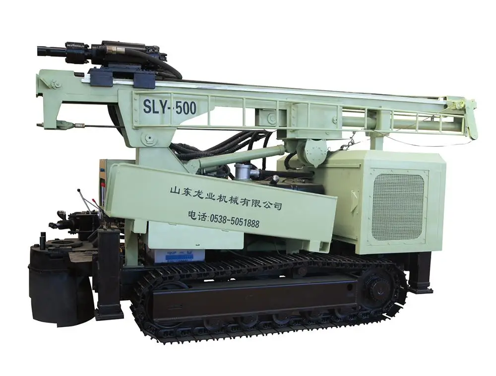  Китайский производитель сверлильного завода SLY550 буровая установка с буровым зажимом