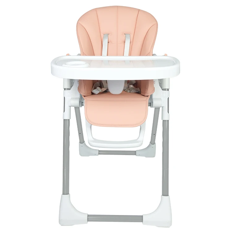 EN 14988 quality folding custom logo steel tube luxury silla de comer para bebe