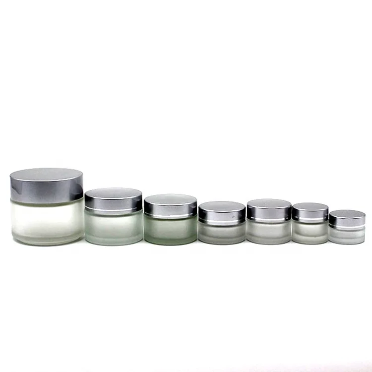 
Wholesale Custom High-grade 10ml 15ml 30ml Tawny Frosted Glass Cream Bottle Cosmetic Eye Cream Jar 