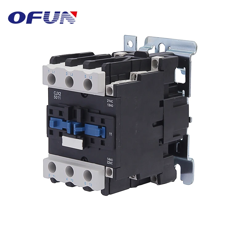OFUN China Manufacturer CJX2 Series Three Phase LC1 D5011 Ac Contactor