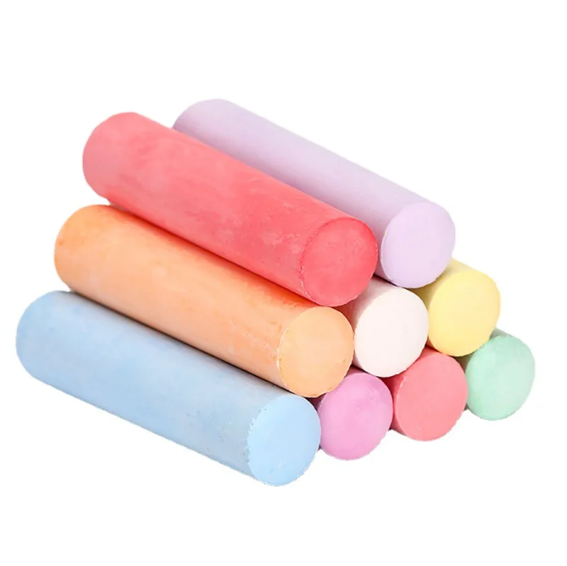 Factory Wholesale Bulk Cheap Colorful Jumbo Sidewalk Chalk on Chalkboard Outdoor Playground Wall Art