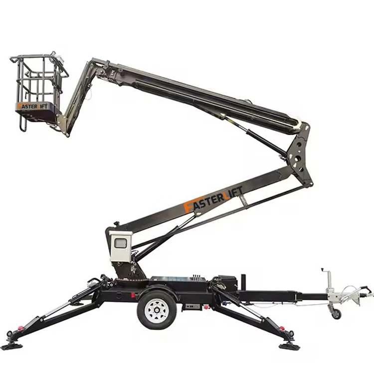 Wholesale sale Cherry Picker 10m-20m Spider Type Crawler Self Elevator Aerial Work Light Boom Lifts