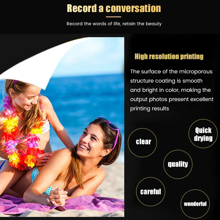 Wholesale High Glossy Photo PaperBy Sheet Inkjet Printing Photo Paper