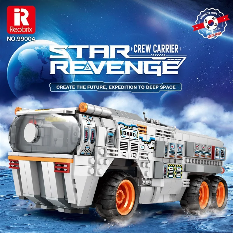 Reobrix 99004 1298 PCS Brick Science fiction space series Education Toys Rc Vehicle Technic Block Building Set