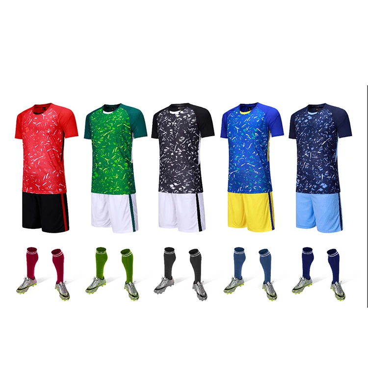 Real Man Thailand Quality Soccer Jersey Uniforms Football