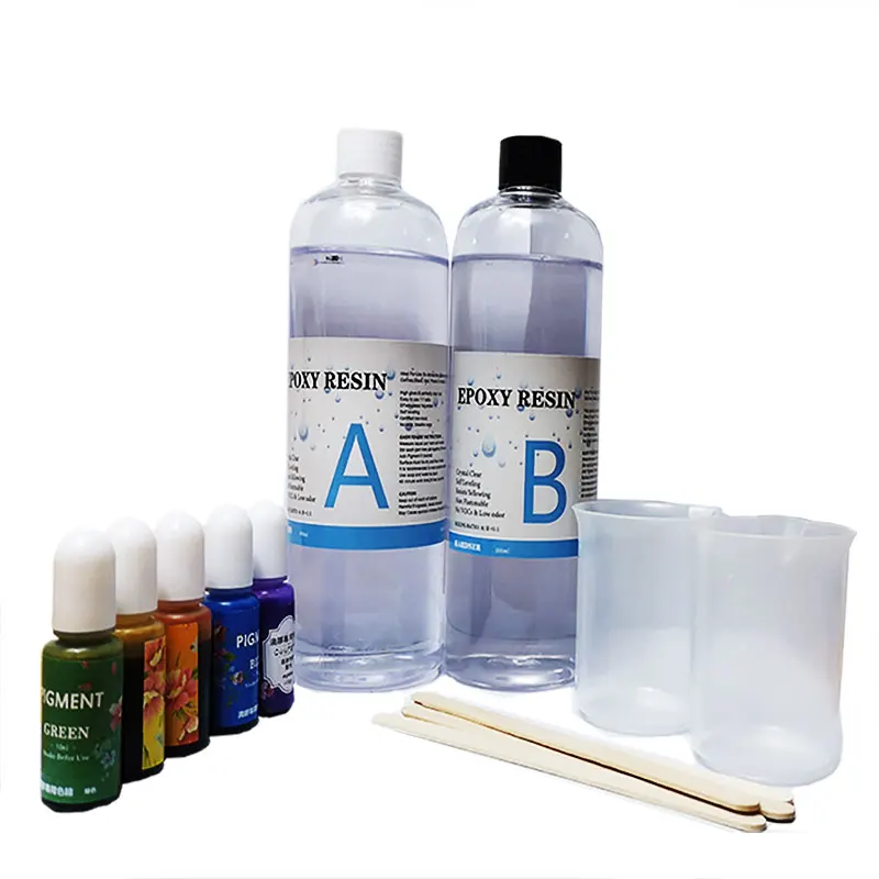 OEM Epoxy Resin Art Kit -Crystal Clear Epoxy Resin 1:1 for DIY Jewelry Making
