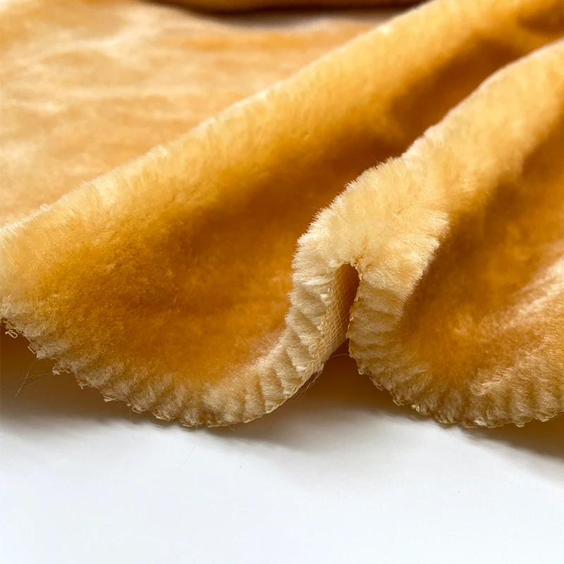 Wholesale Customized Mongolian Polyester Rabbit Fur Faux Toy Long Pile Knitted Soft Mink Fur