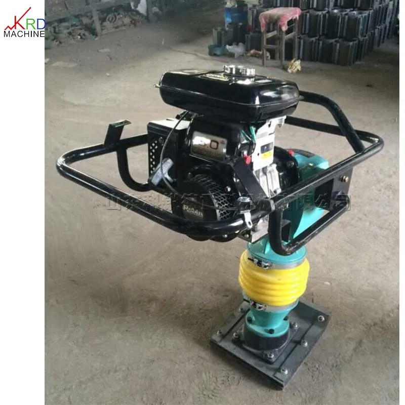 Hand Held Foundation Yard Rammer Horse pavement tamper Hand-held petrol impact tamper  Small asphalt gravel fire rammer