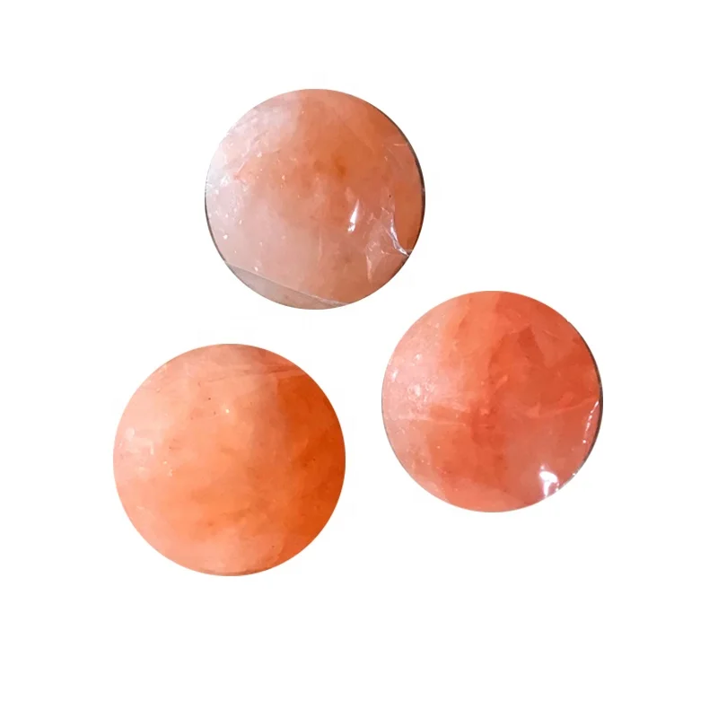 Wholesale Customizable Himalayan Salt Massage Balls Hot Stone Himalayan Salt Ball Roller