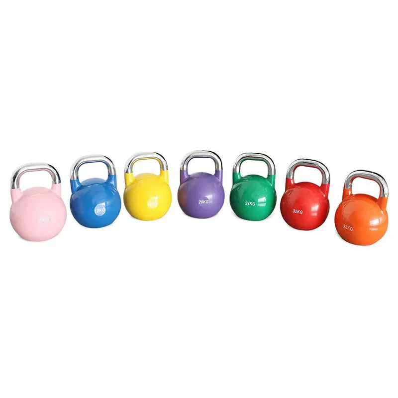 Kettlebell Fitness Equipment Competition Kettlebell Painted Cast Iron Kettlebell
