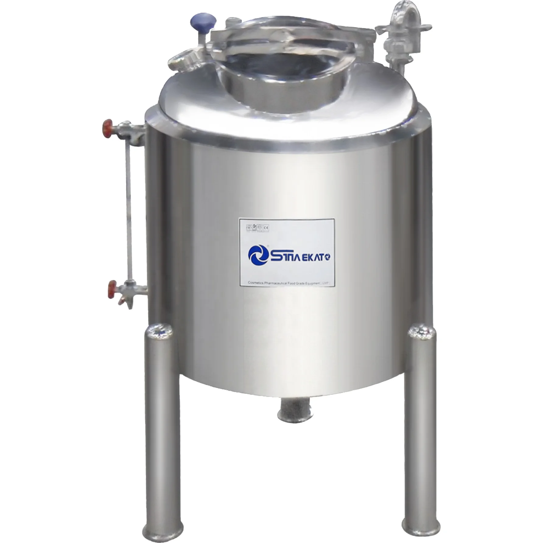 JiangSu Sina Ekato Sale Price 1000-5000L Chemical Fixed Sealed Style Hot Water Storage Tank Liquid Storing Tank